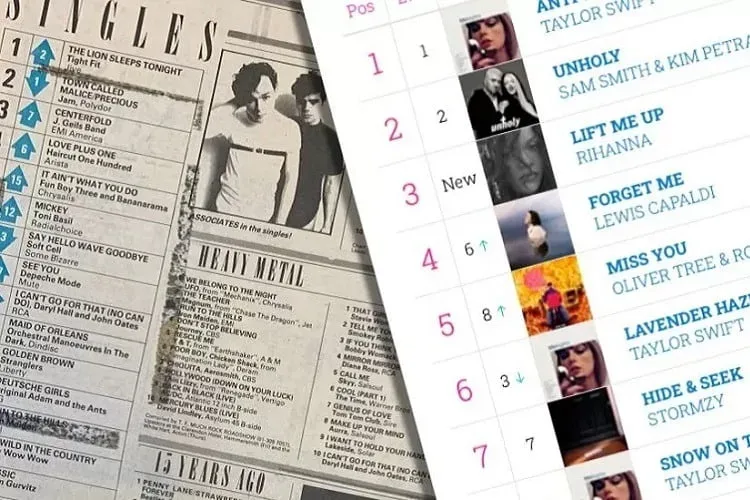 Godišnjica prve top liste singlova: kontroverze i  mućke na britanskom tlu
