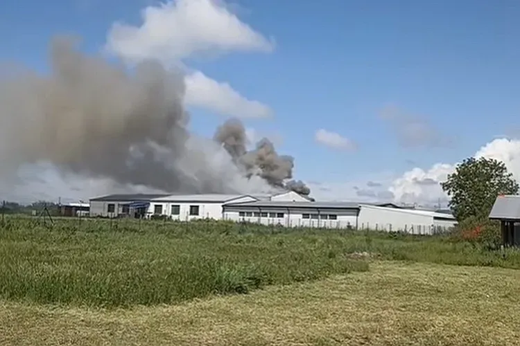 Troje povređeno u požaru u fabrici u Rumi