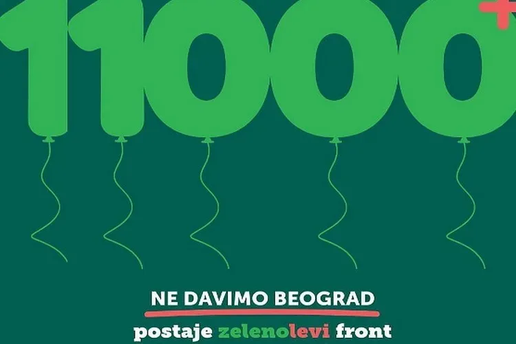 Pokret Ne davimo Beograd postaje stranka Zeleno-levi front