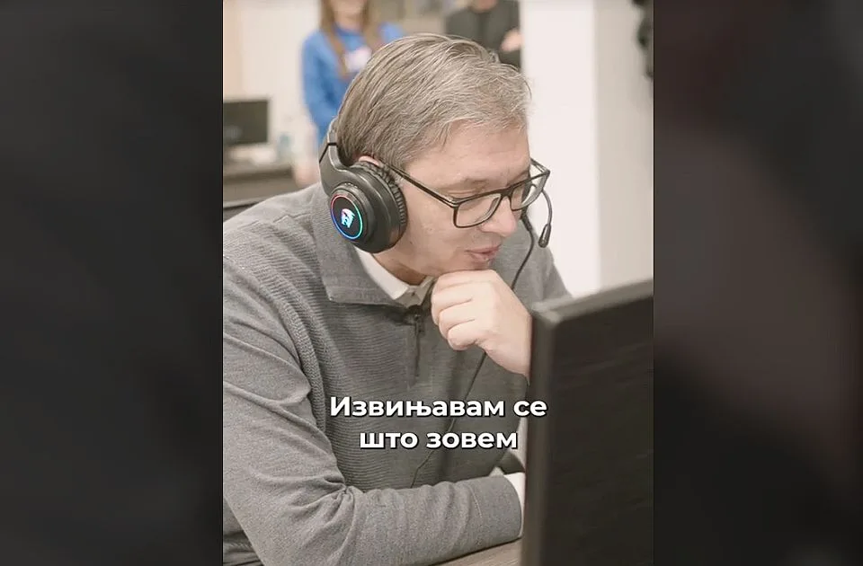 Vučić u SNS kol centru: „Rudarski posao je pesma za ovo“