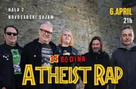 Atheist Rap velikim koncertom na Novosadskom sajmu slavi 35 godina dobre svirke