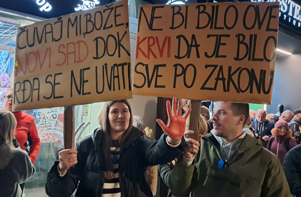 17. novembar: Novi protest u Novom Sadu zbog nesreće na Železničkoj stanici