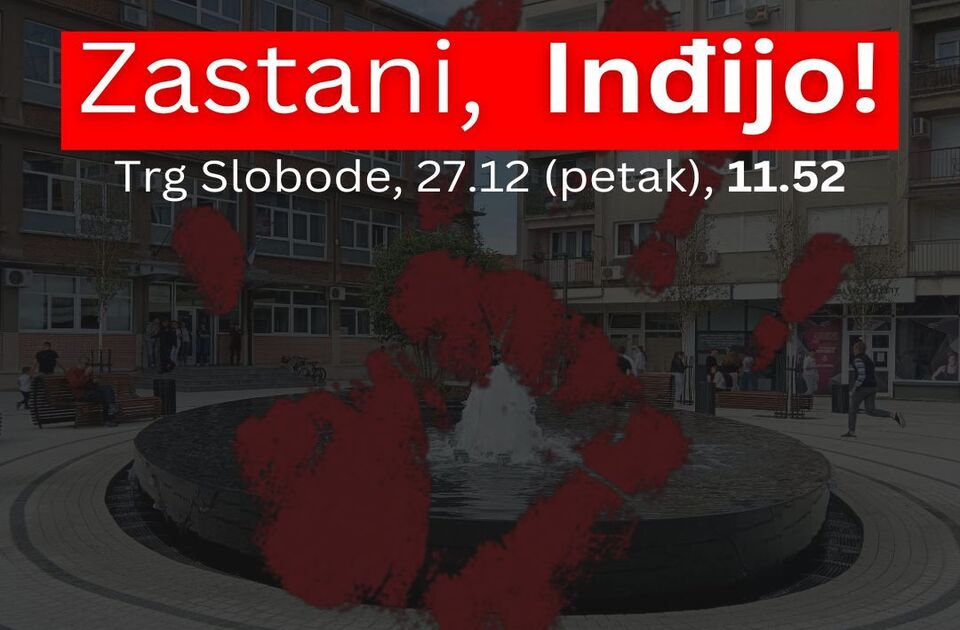 „Zastani Inđijo“ i ovog petka u 11:52 na Trgu Sloboda