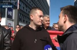 Demonstranti se povukli ispred N1, zaposleni iz Aerodrom sitija pružili podršku