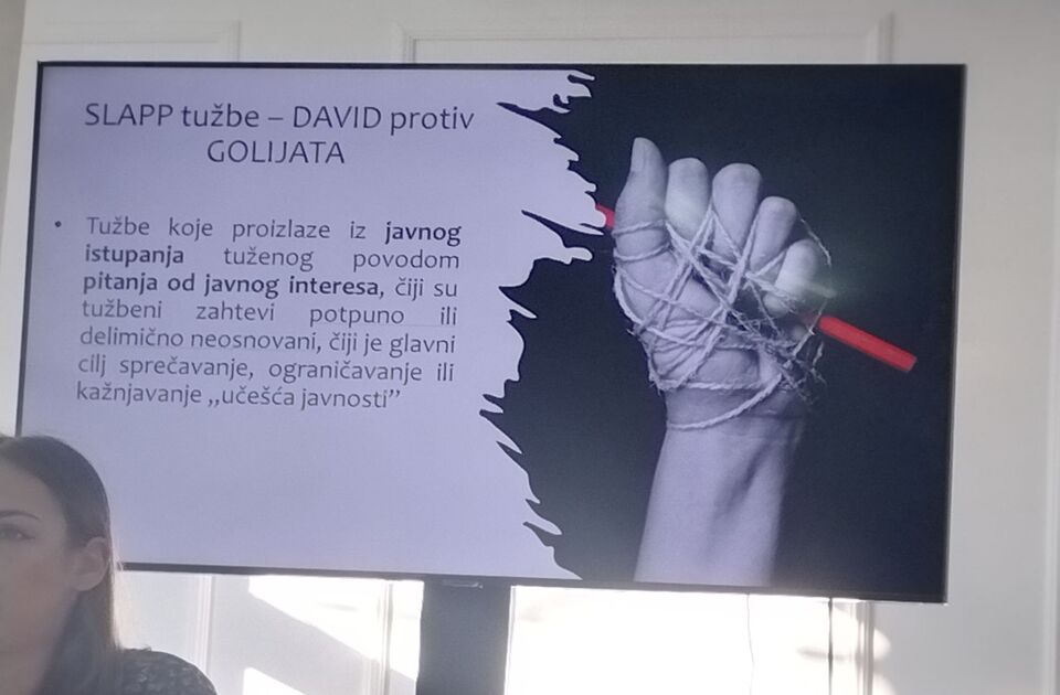 Diskusija o SLAPP tužbama i pravnom okviru Srbije 14. oktobra u NDNV-u Diskusija o SLAPP tužbama i pravnom okviru Srbije 14. oktobra u NDNV-u