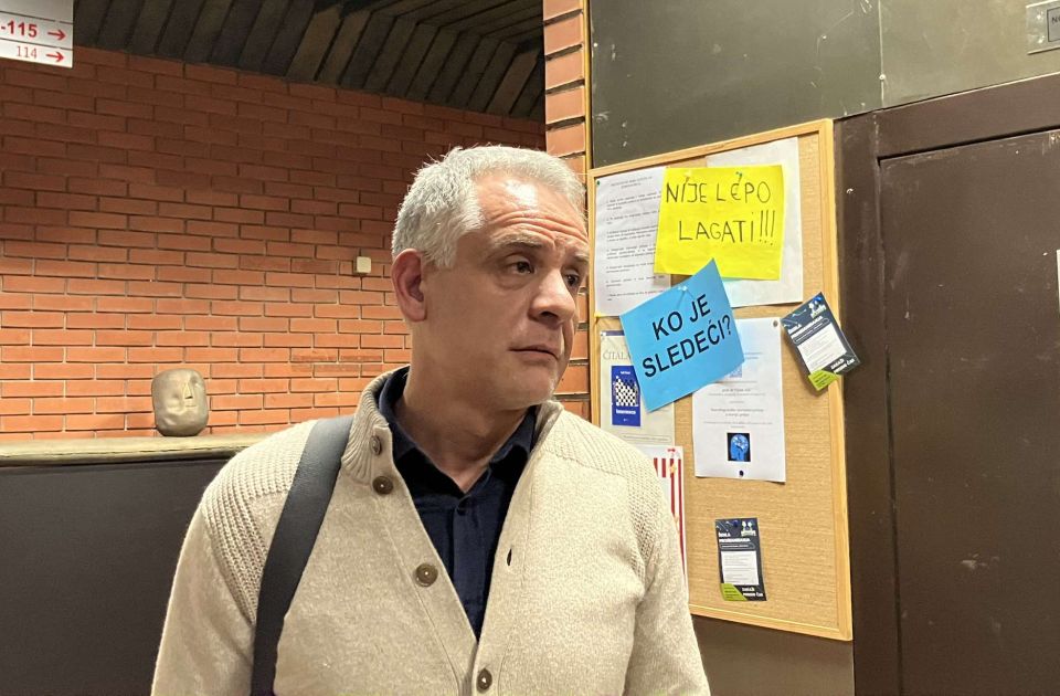 Dekan Alanović o blokadi Filozofskog: „Nisam pozvao na nasilje, ali policija je reagovala“