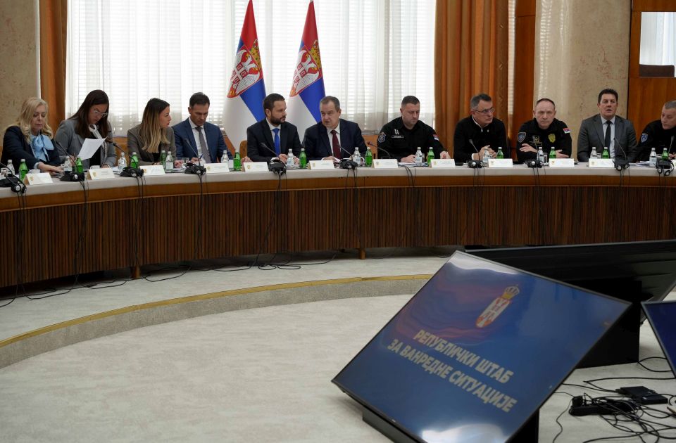 Štab za vanredne situacije: Srbija brže reagovala od Evrope, građani pozvani na strpljenje Štab za vanredne situacije: Srbija brže reagovala od Evrope, građani pozvani na strpljenje