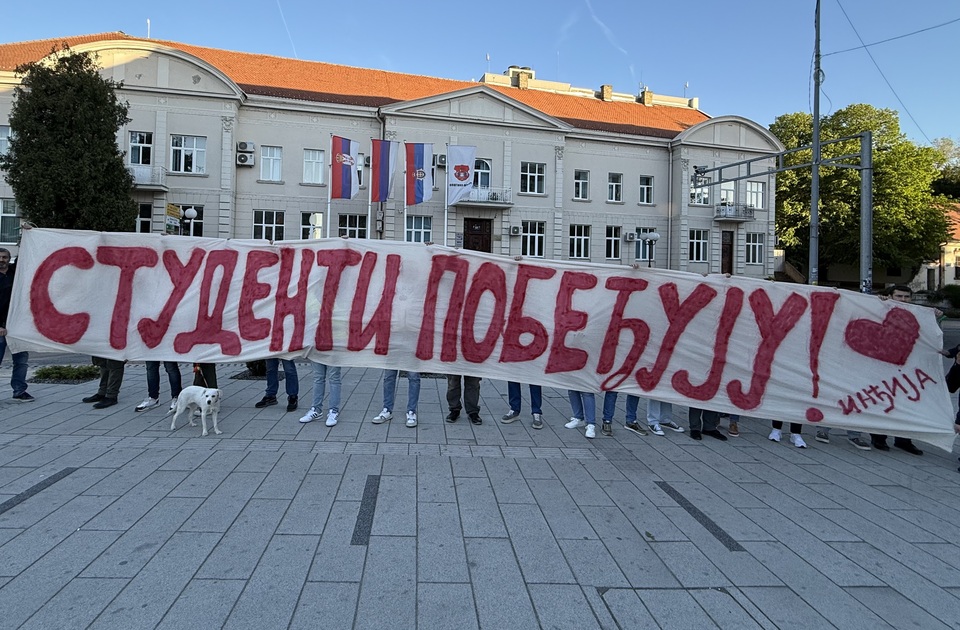 PU Sremska Mitrovica  : Događaji u Inđiji od 25. aprila u tužilaštvu