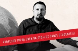 Akademski plenum podržava pretučenog profesora iz Beograda i poziva na javni skup protiv nasilja vlasti