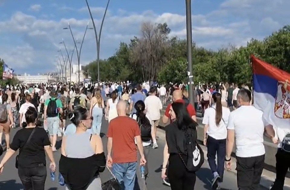 Protest na Slaviji među najvećim do sada, tvrdi Arhiv javnih skupova