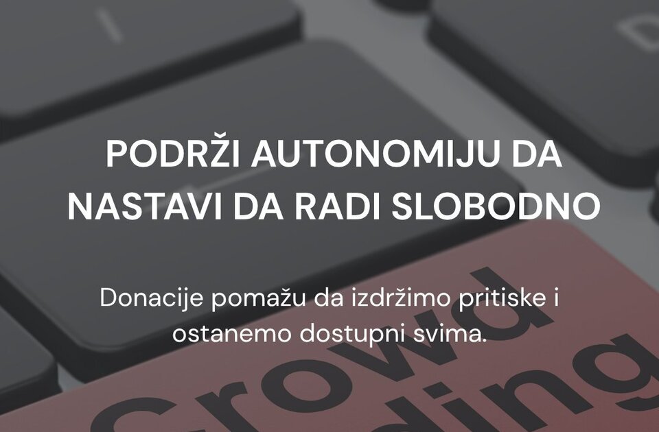 Autonomija: Zbog tužbe Save Manojlovića moramo da platimo više od 220.000 dinara