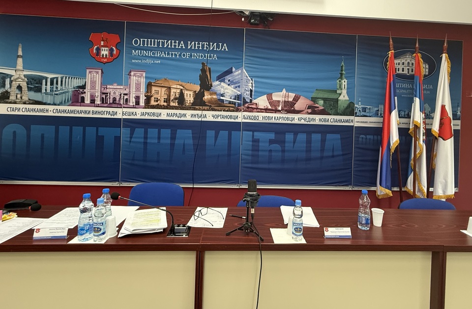Ništa od rebalansa u Inđiji: Veće zaseda bez ključne tačke o budžetu