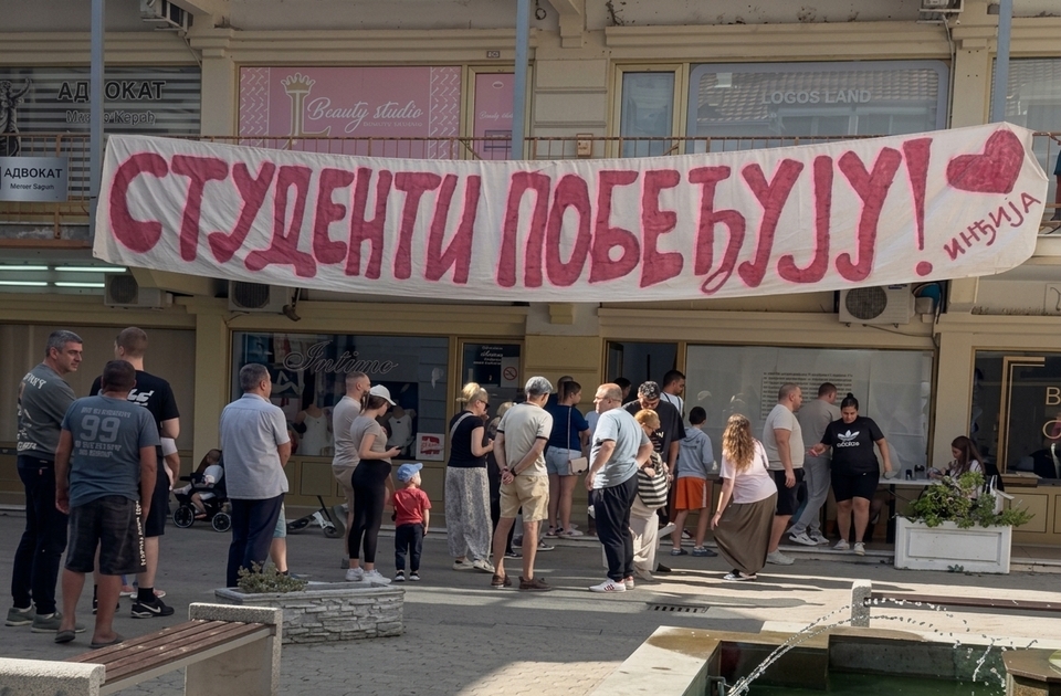 Inđija: I danas red za potpis podrške Studentskoj listi (VIDEO)