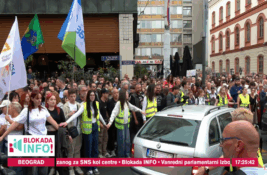 Studentski pokret predaje potpise RIK-u za listu „Studentska lista – Studenti pobeđuju“ (Uživo)
